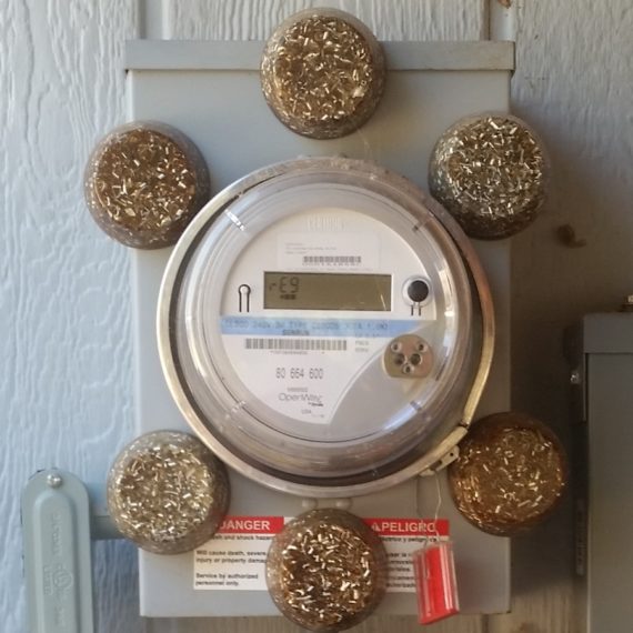 Magnetized Tower Busters On Smart Meter